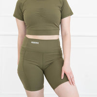 Ribbed Butterfly Crop Top