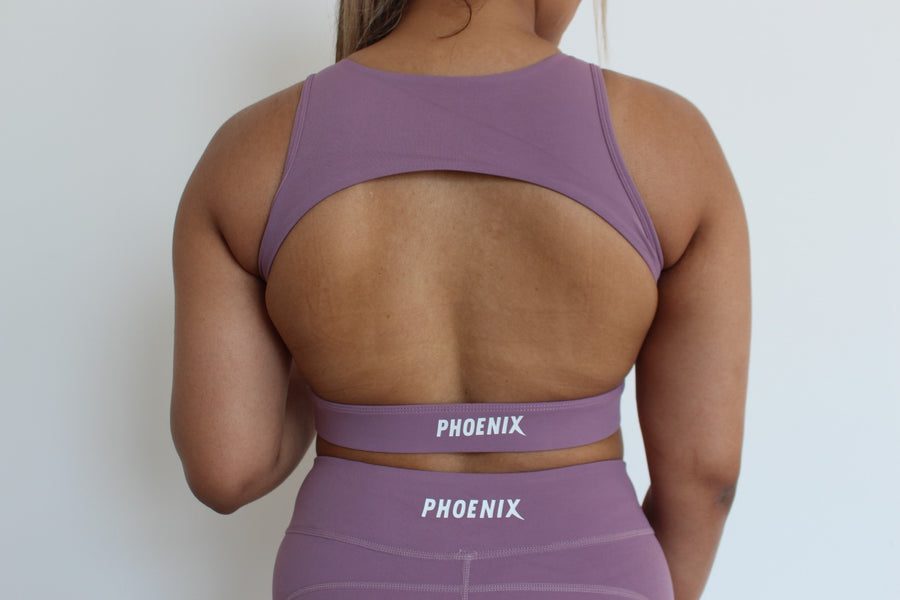 Wide Cut Out Sports Bra