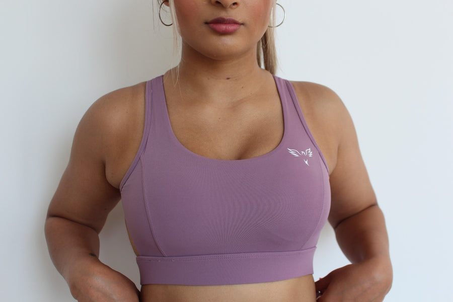 Wide Cut Out Sports Bra