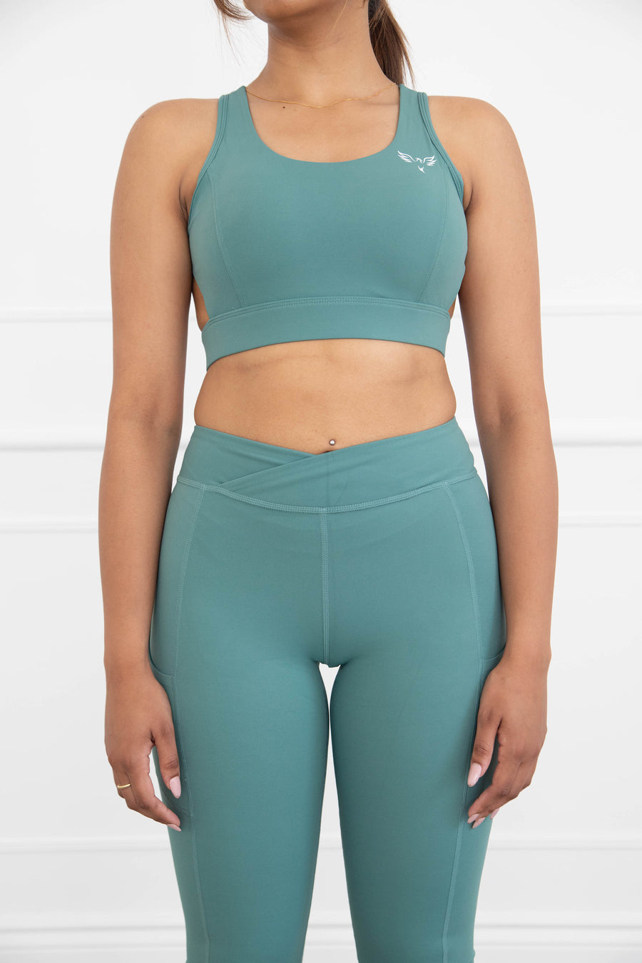 Wide Cut Out Sports Bra